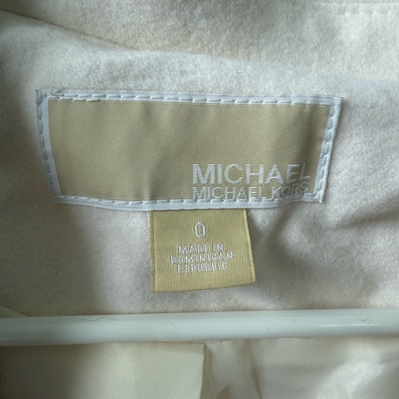 Michael Kors Cream Trench Coat - Picture 2 of 9